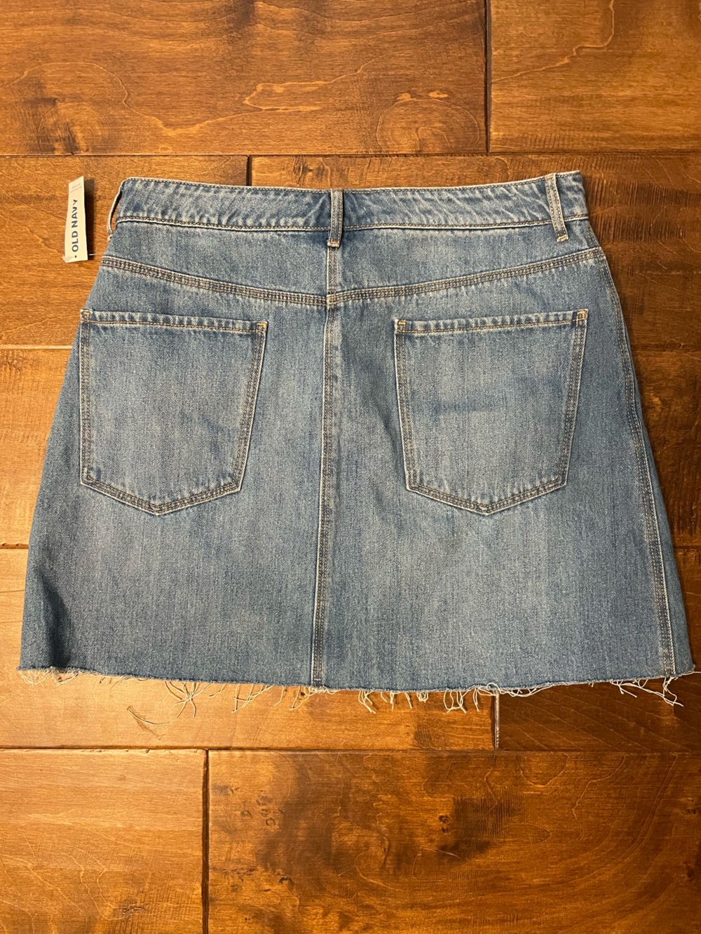 Old Navy Denim Mini Skirt Size 12 NWT cotton - Picture 4 of 4
